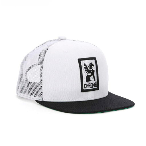 クローム 6 パネル メッシュ キャップ CHROME 6 PANEL MESH CAP WHITE/WHITE/BLACK メンズ 帽子 JP204WHWHBK クローム 6 パネル メッシュ キャップ CHROME 6 PANEL MESH CAP WHITE/WHITE/BLACK メンズ 帽子 JP204WHWHBK