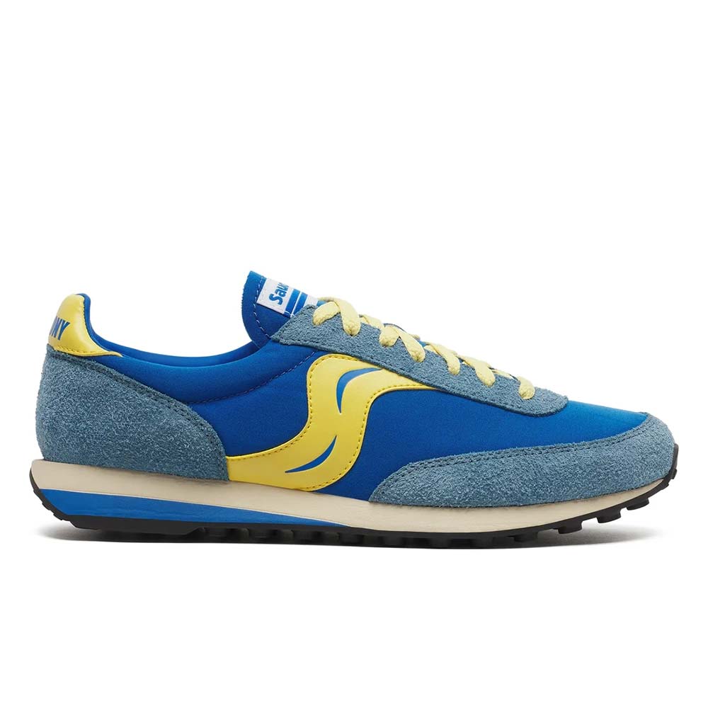 サッカニー トレーナー80オリジナル Saucony TRAINER 80 ORIGINAL ブルー／マスタード メンズ スニーカー SAUS70883-1