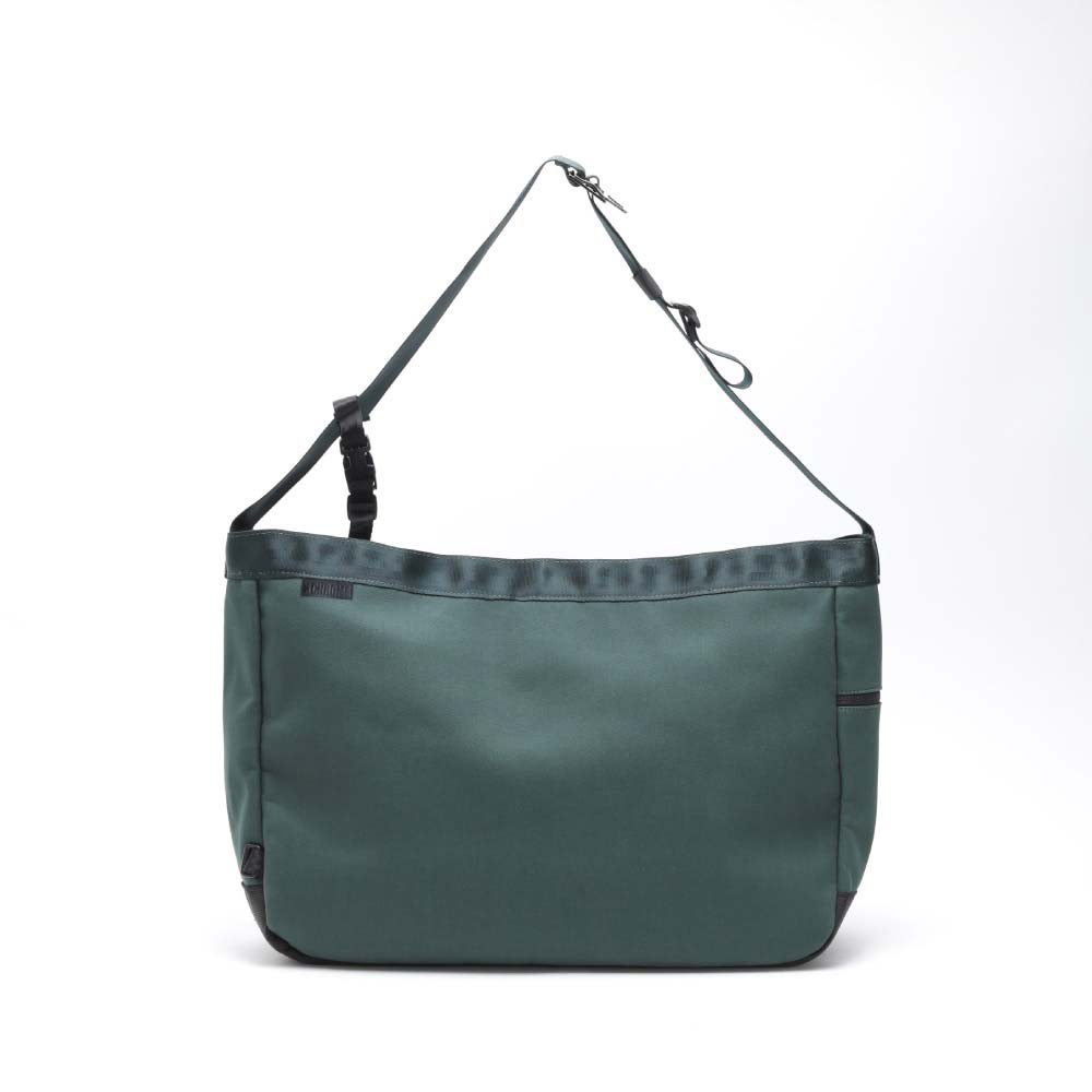  ˥塼ڡѡå󥸥㡼 CHROME NEWSPAPER MESSENGER DEEP GREEN / SUEDE Хå...