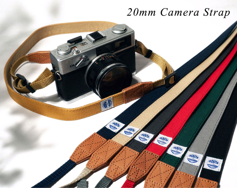 饹ȥå 20mm 20ߥ ե५ ߥ顼쥹 Delicious Camera Strap MJC18061 MOUTH ޥ