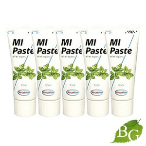 ジーシー MI ペースト ミント 40g×5本セット ジーシー MI ペースト ミント 40g×5本セット