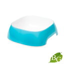 イタリアferplast製 グラム GLAM M 0.75? ライトブルー 小型犬 餌入れ えさ入れ フードボール 犬 猫 軽い プラスチック製 滑り止め付き ...