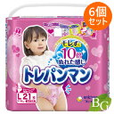 【送料無料】ユニチャーム トレパンマン 9-14kg Lサイズ 女の子 21枚入×6個セット