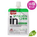 【送料無料】森永製菓 inゼリー マルチビタミン グレープフルーツ味 180g×36個セット