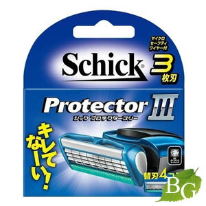 【送料無料】シック プロテクタースリー 替刃 4個入 【送料無料】シック プロテクタースリー 替刃 4個入