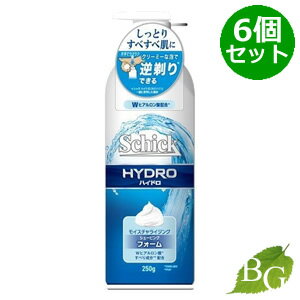 シック ハイドロ シェービングフォーム ポンプタイプ 250g×6個セット