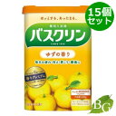 【送料無料】バスクリン ゆずの香り 600g×15個セット
