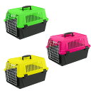ファンタジー ワールド イタリアferplast社製 アトラス 10 フルオ キャリー Atlas FLUO 耐荷重5kgまで 猫 小動物 ペット用 通院 外出...