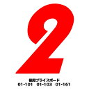 03-002R 【プライスボード用数字/プライス数字】01-101・01-103・01-161用数字 赤 バラ【メール便発送に限り送料無料】