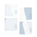 【5h限定12%OFF】【ゆうパケット配送】 コースター 4枚セット ラミネートタイプ ウォーターフロー ブルー マリン 北欧 おしゃれ 布 キッチン雑貨 プレゼント デザイン 防水 ビニール シンプル 雑貨 キッチングッズ インテリア 雑貨 水滴 グラス タンブラー