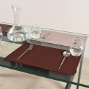 【ゆうパケット配送】 ランチョンマット 2枚セット 綿100% 30×45cm リバーシブル 無地オックス カフェブラウン おしゃれ ランチマット ランチクロス...