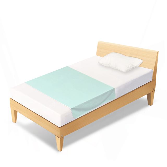 防水シーツ パイル 防水加工素材 2枚セット サックス おねしょシーツ 防水 シングル パイル地 抗菌 防..