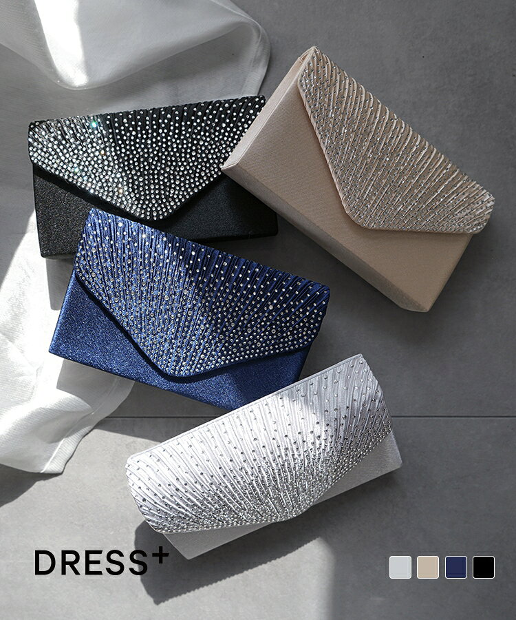 Rakuten - パーティーバッグ パーティー バッグ 2way 送料無料 結婚式 お呼ばれ クラッチバッグ ビジュー プリーツバッグ ショルダーバッグ 手持ち 肩掛け プリーツ クラッチ 鞄 レディース フォマール レディースフォマール dsb6338