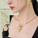 ロングネックレス Y字 フラワー 3連花モチーフ ネックレス レディース 80cm 金属アレルギー対応 ゴールド 2way 大人女子 カジュアル ニッケルフリー 上品 エレガント 華奢 シンプル 入学式 結婚式 発表会 卒業式 アクセサリー 母の日 誕生日ギフト 30代 40代 50代