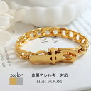 【無料ギフトラッピング】ベルトタイプ マンテルブレスレット 扣ホック式 調整可能 腕時計風 ステンレス ブレス チェーン 喜平 ブレスレット 重厚感 つけっぱなし 金属アレルギー 18kコーティング 85mm 太め アクセサリー おしゃれ レディース メンズ 男女兼用 ユニセック