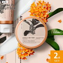 【2個セット】ハンド&ボディ モイストクリーム キンモクセイの香り AHALO BUTTER アハロバター モイスト&リペア オーガニック シアバター 金木犀 100g