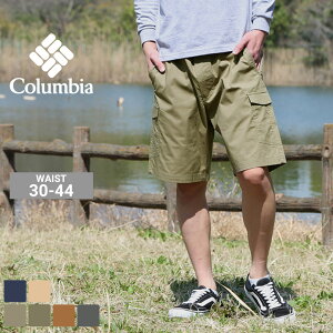 Columbia コロンビア ハーフパンツ メンズ 大きいサイズ ショートパンツ 膝上 カーゴショーツ MENS BRENTYN TRAIL CASUAL CARGO SHORTS 10inch (USAモデル)