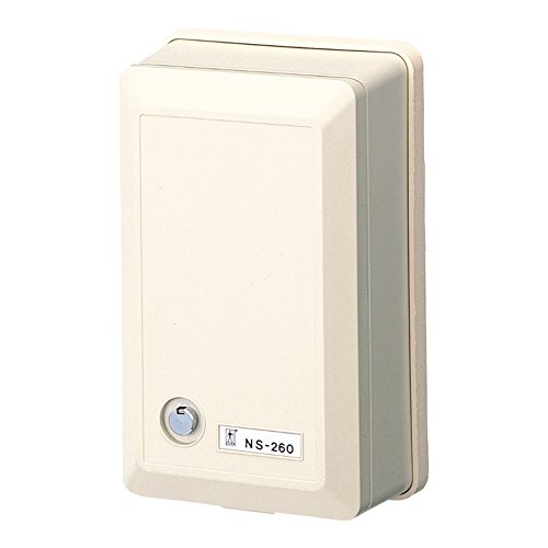 キースイッチ 警戒のセット／リセットが遠隔制御できる錠式スイッチ。 ■屋外への設置が可能な防滴構造。（※防滴パッキング付き） ■操作キー4本付き。 ■防犯受信器（CB-22） 接点定格： キースイッチ：AC125V　1A以下 タンパスイッチ：AC125V　1A以下 接触抵抗： キースイッチ：100mΩ以下 タンパスイッチ：100mΩ以下 耐電圧： AC1000V　1分間（リーク電流 1mA） 表示灯： 緑色LED