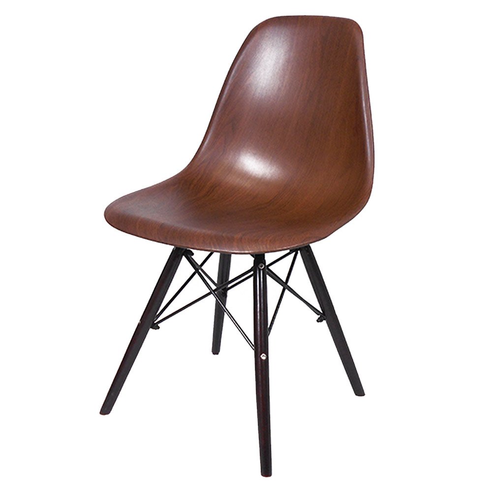チャールズ＆レイ・イームズ夫妻作品の代表作 DSWシェルチェア9001 木目調［HC-C9001WT］ SIS エスアイエス イス いす 椅子 チェア デザイナーズチェア