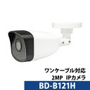 243万画素 防犯カメラ オリジナルブランド IP 屋外屋内 カメラ電源不要 スマホ監視 PoE BD-B121H バレット型 レンズサイズ4mm