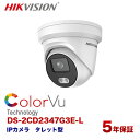 ColorVuタレット型 DS-2CD2347G3E-L(4mm) HIKVISION｜屋内 IPカメラ ネットワークカメラ 防犯カメラ｜送料無料