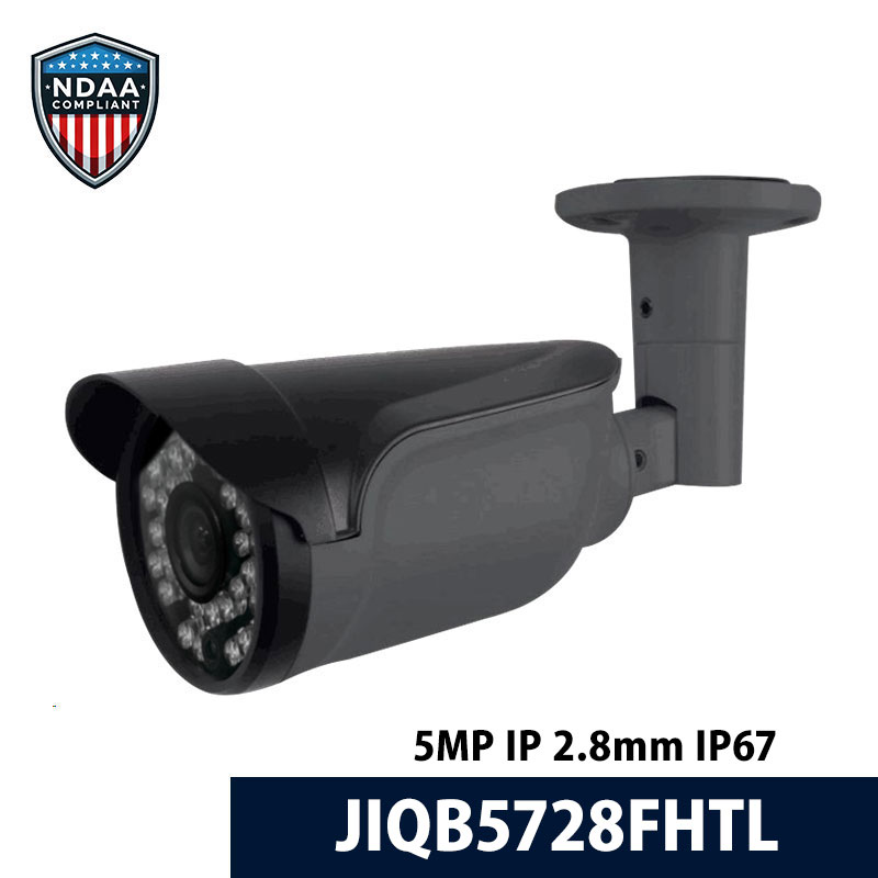 Rakuten - 【NDAA準拠】5MP IP 屋外バレットカメラ 2.8mm JIQB5728FHTL