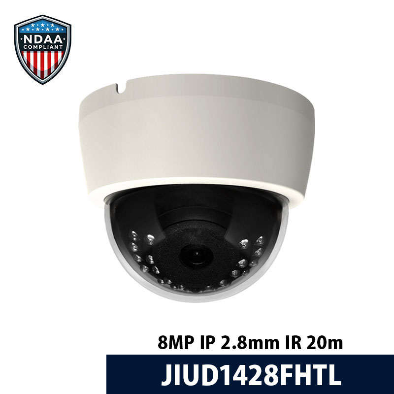 Rakuten - 【NDAA準拠】8MP IP 屋内ドームカメラ 2.8mm JIUD1428FHTL