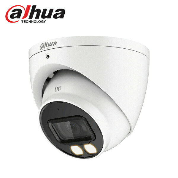 Rakuten - 【提携倉庫】[DAHUA] [ハイブリッド-5M] 防犯用カラーカメラ 500万画素 屋内用 ドーム型 夜間40m 露出逆光補正 防水 マイク内蔵 HAC-HDW1509T-IL-A（レンズサイズ3.6mm）