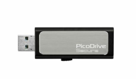 管理ツール対応の情報漏洩対策機能、暗号化機能搭載USB3.0メモリー「PicoDrive Secure」 「PicoDrive Secure」USB3.0対応モデル 管理ツール「GH-MNG-VS2」(別売)に対応 ハードウェアレベルでのAES256bitデータ暗号化を実現 パソコン自動ロック機能搭載ハードウェアレベルでのデータ暗号化を実現。専用ソフトのインストール不要 コントローラにデータ暗号化エンジンを搭載しているので、専用ソフトのインストールなしで、すべて信頼性の高いAES256bitで暗号化されます。AES256bitで暗号化された保存データはハードウェアレベルで暗号化されますので、たとえ本製品を分解して別基板に組み込んだとしても、データを参照することはできません。 ハードウェアレベルでのデータ暗号化を実現。専用ソフトのインストール不要 紛失による情報漏洩からデータを護る、パスワードロック機能付き 紛失しても安心のパスワードロック機能が付いているので、万一、製品を紛失してしまっても中身を第三者に見られることはありません。AES256bitでの暗号化と組み合わせて、強固なセキュリティを実現します。 紛失による情報漏洩からデータを護る、パスワードロック機能付き USB3.0対応モデル 最大データ転送速度5Gbps（理論値）のUSB3.0に対応した高速転送モデルです。 Autorunウイルスチェック機能搭載 USBメモリーを介して感染する「Autorunウイルス」をチェックする機能が搭載されています。 「Autorun.inf」ファイルの内容をチェックし、不正な書き換えの可能性がある場合は、警告を表示して「Autorun.inf」ファイルの削除や名前の変更ができます。 リードオンリー(読み取り専用)機能搭載 USBメモリー内のデータを参照するだけなら、リードオンリー(読み取り専用)で開くことでウイルスの侵入を防ぐことができます。 デバイス初期化機能搭載 設定したパスワードを忘れてしまった場合に、USBメモリーを初期状態に戻すことができ、再度ご利用することができます。 ※内部のデータは削除されます。 ファイル・フォルダ暗号化 ファイル・フォルダの暗号化・復号化、および自己復号化形式の暗号化ファイルを作成することができます。 簡単な操作により暗号化・復号化を行うことができ、機密情報流出防止に役立てることができます。 ファイル完全削除 信頼性の高いファイル削除機能を簡単な操作により行うことができます。WindowsOSでは、保存されているファイルを「データ管理情報」と「データ本体」に分けて保存しているため削除やフォーマットではデータを完全に消去することはできません。重要な社内機密や個人情報ファイルを完全に消去して、データ復元ソフトや残留磁気の解析でのデータ復元を不可能にします。 パソコン自動ロック機能搭載 自動ロックの設定をすることにより、PicoDrive SecureをUSBポートから抜くと、自動的にログアウトしパソコンをロックします。再びPicoDrive Secureを挿さない限りは、第三者がパソコンにアクセスすることができなくなります。また、パソコンをロックするまでの時間を設定することもできます。 パソコン自動ロック機能搭載 ユーザー権限動作対応 ソフトウェアのインストールなしで、管理者権限だけではなくユーザー権限でも使用できます。 美しく、放熱性に優れたアルマイトボディー採用 本体前面には放熱性に優れたアルマイト（アルミ）ボディーを採用。見た目にも機能にふさわしい高級感を与えます。 美しく、放熱性に優れたアルマイトボディー採用 キャップ不要、スライド式コネクタ採用 キャップ不要のスライド式コネクタを採用。接続端子を本体収納型にすることで、キャップ紛失の恐れを排除します。 保管や移動の際に端子を収納すれば、破損や汚損の危険を軽減します。 キャップ不要、スライド式コネクタ採用 ストラップホール付き 本体底部にストラップホールがついていますので、 持ち運びや保管、ナンバリングなどに利用できます。 ストラップホール付き 最新プログラムに更新可能 オプションメニューからプログラムの更新が可能。 以前にご購入いただいた古いバージョンをお持ちのお客様でもプログラムを最新の状態に更新可能ですので、安心してUSBメモリーをお使いいただくことができます。 セキュリティ強化モデルUSBメモリー更新情報 鉛等の含有量を抑えた環境にやさしい、RoHS指令対応 欧州の環境基準であるRoHS指令に準拠した、環境にやさしい製品です。 RoHS指令対応 「SKY SEA Client View」に対応 Sky株式会社「SKY SEA Client View」 バージョン9.220にて動作確認済み（Windows端末）