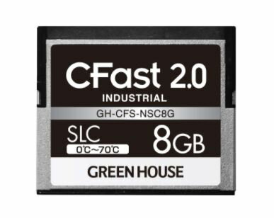 CFast 2.0の高速転送に対応したインダストリアル(工業用)CFast GH-CFS-NSC8G 1