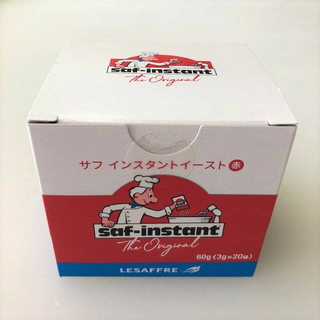 サフ　インスタントドライイースト　赤　3g×20袋（60g）　【パン材料・ルサッフル・ドライイースト・食パン・ホームベーカリー】