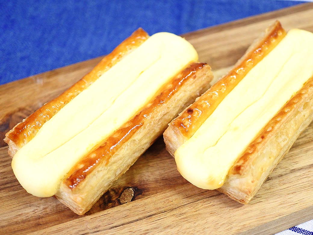 パンの材料屋さん!!ぶーらんじぇの敷島製パン　冷凍生地　NYチーズケーキパイaMS　81g×60個　【冷凍パン・冷凍パイ・チーズケーキ・業務用・パスコ・敷島パン・発酵不要】｜アングル2