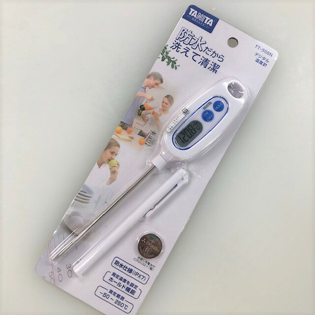 タニタ　デジタル温度計　TT-508N　ホワイト【お菓子作り
