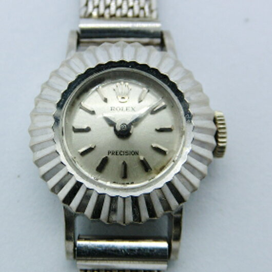 ROLEX 　 18金ホワイトゴールド　レディース1960年代 　整備済 USED　【売れ済】