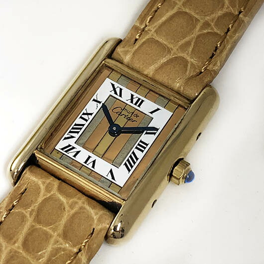 マストタンク CARTIER カルティエ　マストタンク　ベルメイユ　 スリーカラー　Ladys MS1990年代 クォーツ USED (W)