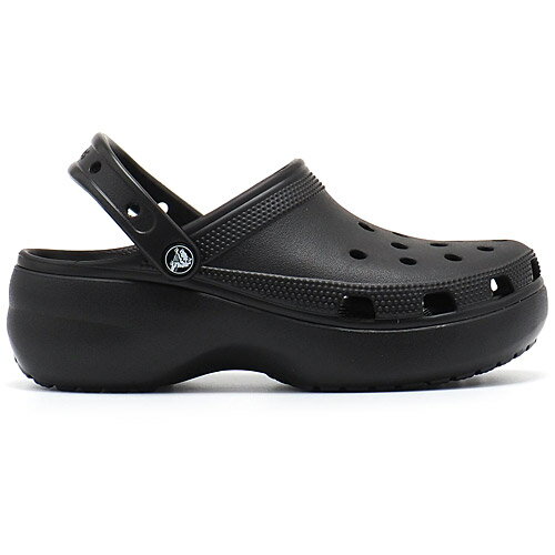 22SS Crocs CLASSIC PLATFORM CLOG W Black クロックス クラシック プラットフォーム クロッグ ウィメン 国内正規品 レディース サンダル シューズ 靴 女性用 送料区分：S