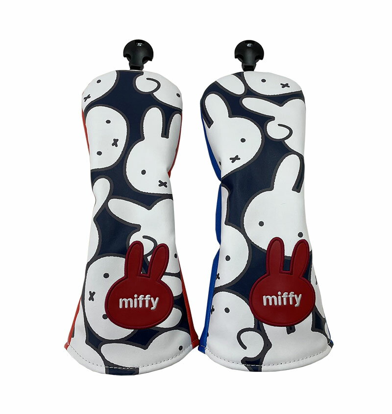 miffy フェアウェイウッドカバー ゴルフ ヘッドカバー ミッフィー 軽量　可愛い うさぎ 合成皮革 107g　おしゃれ ユニセックス