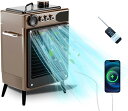 【10日~15日限定★5,000円OFFクーポン】屋外冷風扇 冷風機 電池式スポットクーラー 45000mAh大容量バッテリー 充電式ポータブルエアコン 静音・...