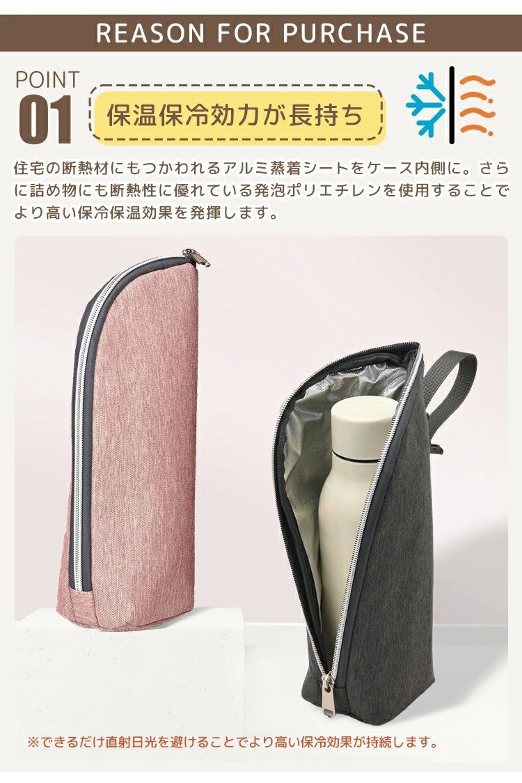ポーチ 軽量 キャンプ アウトドア 旅行 持ち運び 夏 ボトルカバー ケース バッグ ...