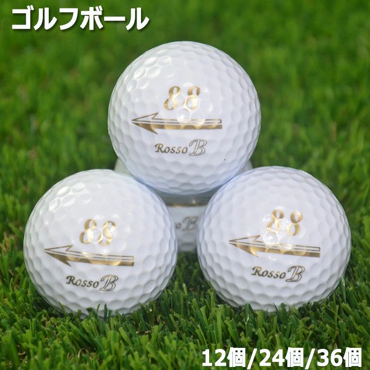 商品説明 color="#000000">商品名 爽快な弾き感！高反発ソフトコアが優しく柔らかな打感でありながらも優れた飛距離と直進性を生み出す！ エンジョイゴルファーの皆さまにとって最適なボールとなってます！ サイズ width="291" bgcolor="#ffffff"> 直径42.6mm 素材 width="291" bgcolor="#ffffff">合成ゴム bgcolor="#f0f0f0">生産国 width="291" bgcolor="#ffffff">中国 bgcolor="#f0f0f0">カラー color="#000000"> 写真通り セット内容 ボール：12個/24個/36個 注意 width="291" bgcolor="#ffffff"> PC環境・光の具合により、色や素材のイメージが写真と若干異なる場合がございます。 モデル・写真に使用されているアクセサリー・小物は別途記載が無い限り付属いたしません。 商品に不良があった場合は、商品到着から5日以内にご連絡いただければご返金・交換対応させて頂きます。 商品のサイズは、全て平置きにて外寸を測定しております。 商品によっては+-0.5cm〜1cmの誤差が発生してしまう場合がございます。 該当商品は他店と在庫共有です。タイミングにより、在庫ズレが生じる場合がございます。予めご了承ください。