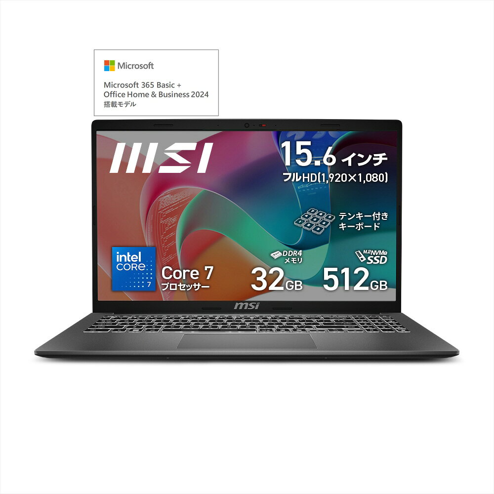 ★260955 未開封保証品 MSI ビジネスノートパソコン Modern 15 F1MG-5559JP