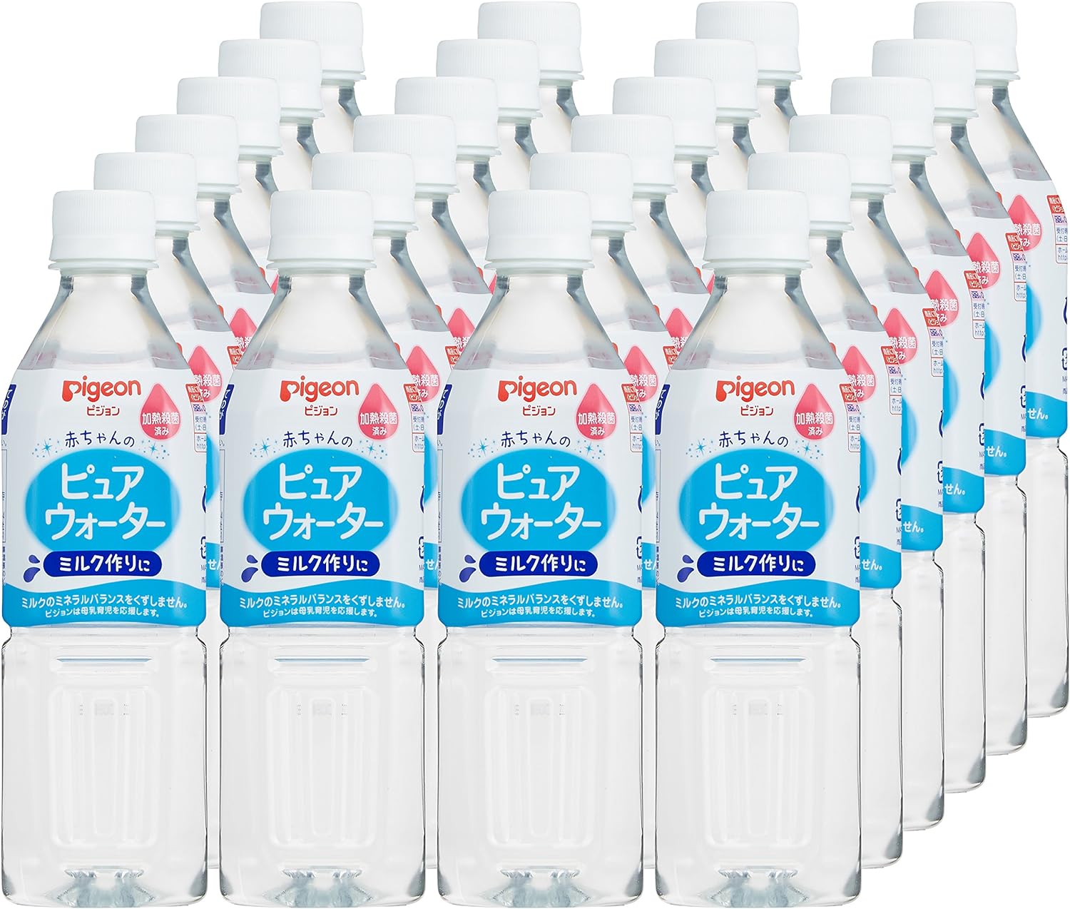 樂天商城 - ピジョン 赤ちゃんのピュアウォーター 500ml×24本