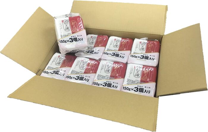 賞味期限：2026.12 新潟ケンベイ 新潟県産新之助ごはん 150g×3×8入 パックごはん 24 食