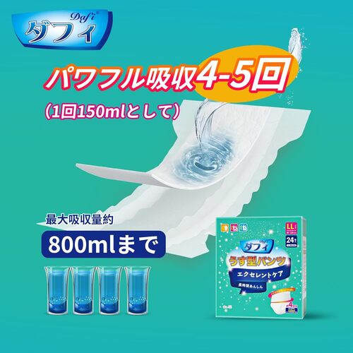 ダフィ 大人用紙おむつ パンツタイプ 24枚 ...の紹介画像2