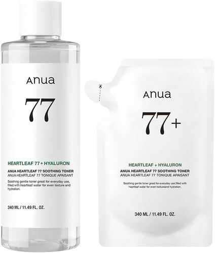 ANUA(アヌア)ドクダミ77スージングトナー340ml (本品) +ドクダミ77スージングトナー340ml (リフィル) セット