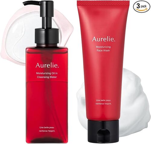 【MEGUMI開発】Aurelie(オレリー) クレンジング＆フェイスウォッシュセット 保湿 洗顔 メイク落としのサムネイル