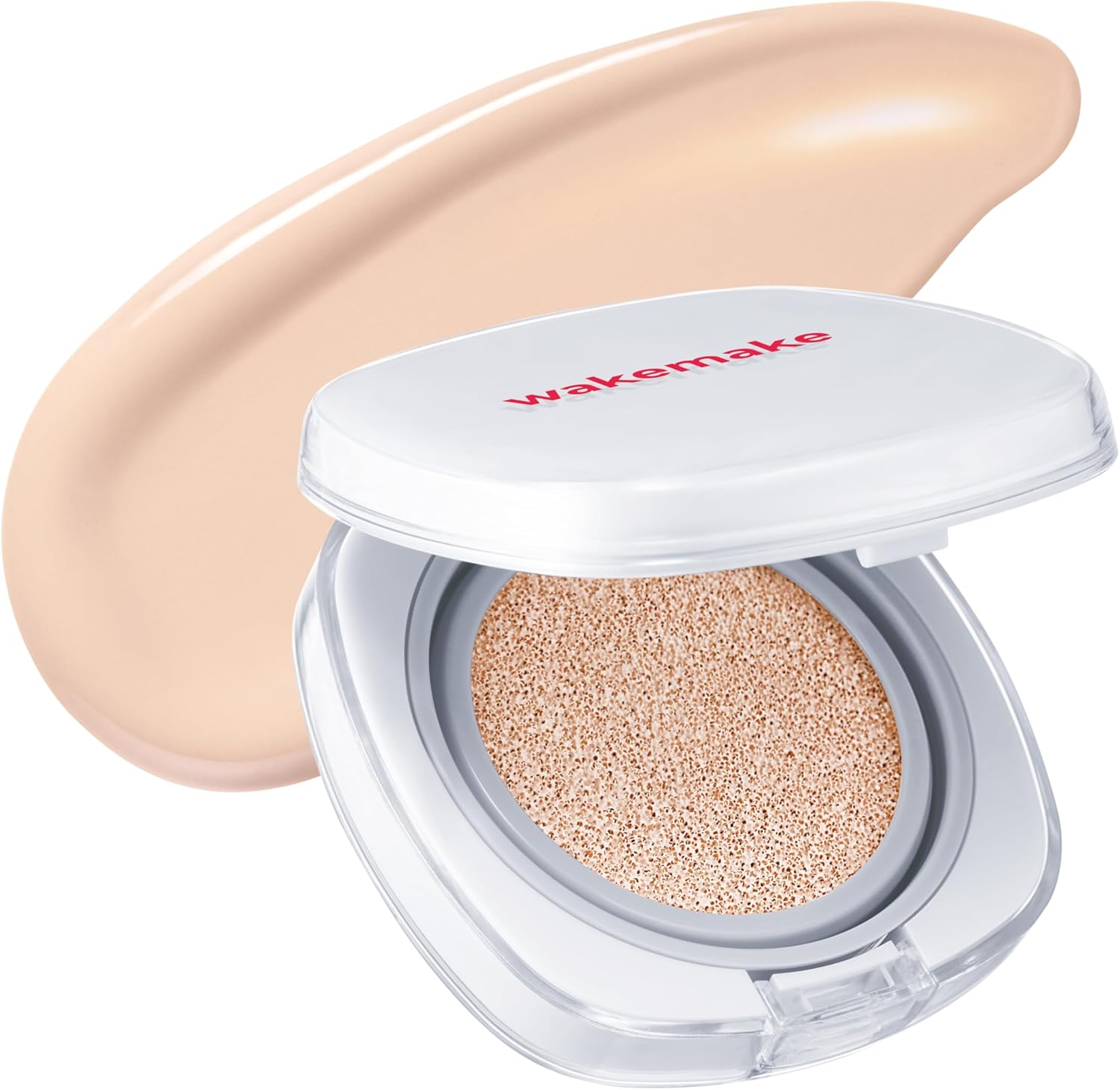 wakemake(ウェイクメイク) シームレスウェア クッションファンデーション SPF50+ PA+++ 保湿 うるおい ..