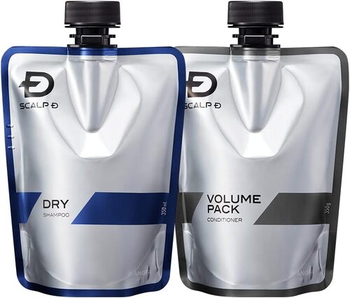 スカルプD シャンプー メンズ つけかえ用 ドライ2点セット (シャンプー コンディショナー セット) 乾燥肌用 アミノ酸 日本製 医薬部外品 アンファー