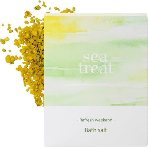 Sea treat バスソルト グレープフルーツ ローズマリー ラベンダー レモングラス の 香り5袋入り