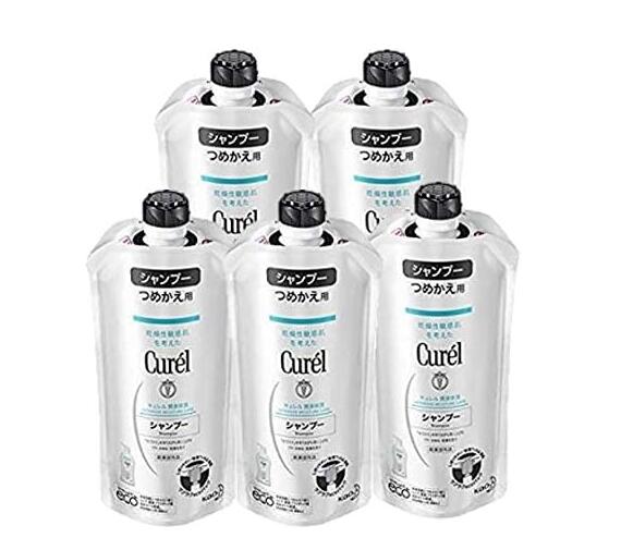 樂天商城 - 【花王】キュレル　シャンプー　つめかえ用　340ml 　×5個セット